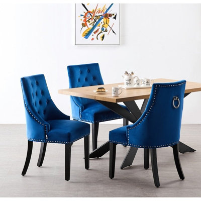 Windsor Duke LUX Dining Set Includes an Oak Dining Table and Set of 6 ...