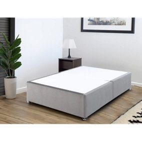 Windsor Extra Firm High Density Foam Supreme Divan Bed Set 4FT Small Double - Naples Slate