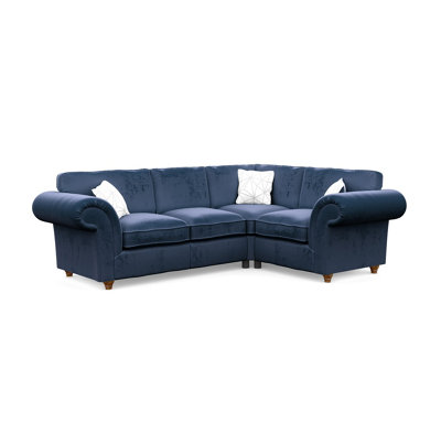 Windsor Royal Small Corner Sofa - Brown Feet