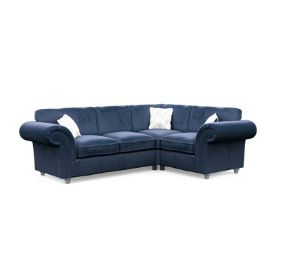 Windsor Royal Small Corner Sofa - Silver Feet