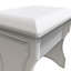 Windsor Stool in White Gloss (Ready Assembled)