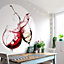 Wine Glasses Wall Mural 144cm x 144cm