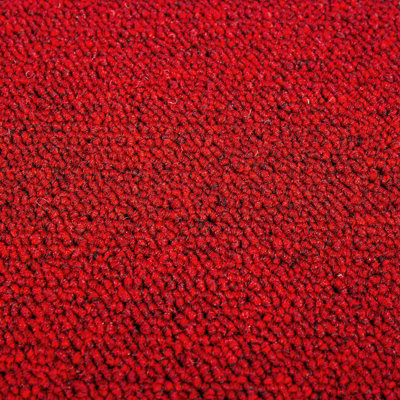 Wine Red Carpet Tiles Heavy Duty 20 Piece 5SQM Commercial Office Home Shop Retail Flooring