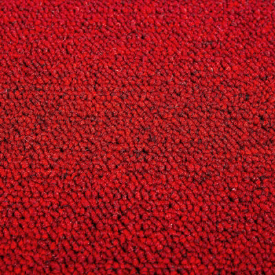 Wine Red Carpet Tiles Heavy Duty 20 Piece 5SQM Commercial Office Home Shop Retail Flooring