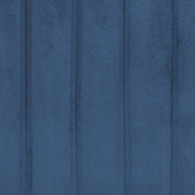 Wingback Chair VARBERG Velvet Dark Blue