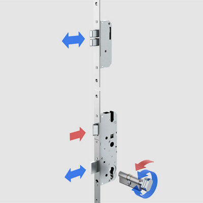 Winkhaus Thunderbolt Heritage 45mm bset Espag Lock