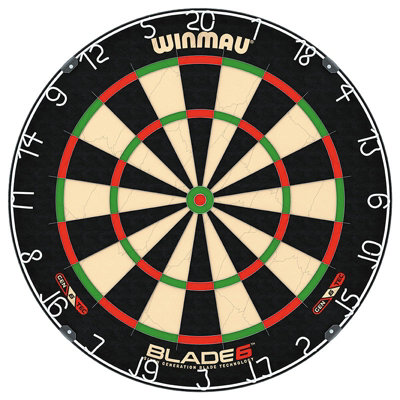 Winmau Blade 6 Professional Bristle Dartboard - Official Tournament Specification