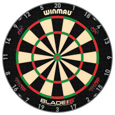 Winmau Blade 6 Triple Core Professional PDC Dartboard with Official tournament specifications