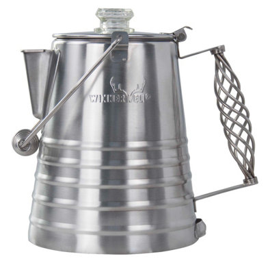 Winnerwell 14 Cup Stainless Percolator Coffee Pot DIY at B&Q