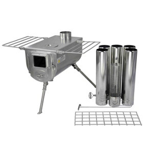 WINNERWELL WOODLANDER LARGE SIZED STAINLESS STEEL CAMPING STOVE