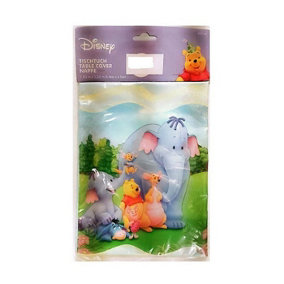 Winnie the Pooh Characters Party Table Cover Multicoloured (One Size)