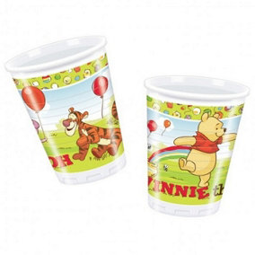 Winnie the Pooh Plastic Party Cup (Pack of 10) Multicoloured (One Size)
