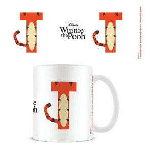 Winnie the Pooh T Alphabet Mug White/Orange/Black (One Size)