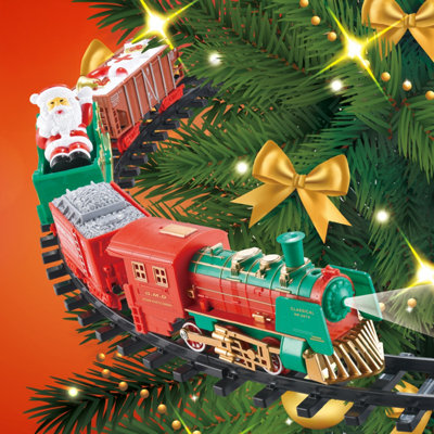 Winning Christmas Tree Train Set With LED Lights & Tunes