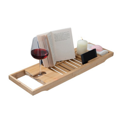 Winning Natural Bamboo Bath Caddy