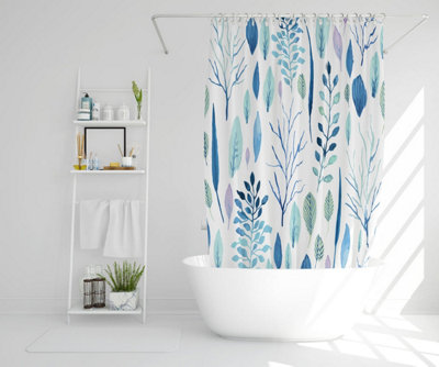 Winter Branches & Leaves (Shower Curtain) / Default Title