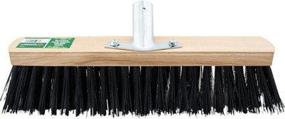 Winter Brush Head With Scrapper Sweeping Bristles Garden Cleaning Yard 40Cm