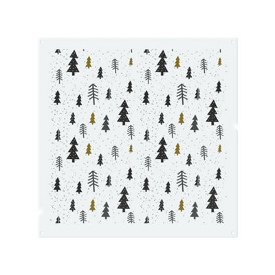 Winter Graphic Dining Splash Back designer style