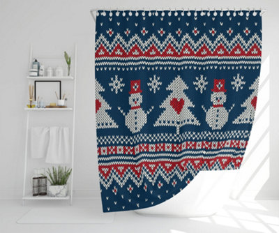 Winter holiday sweater design (shower curtain) / Default Title Price Comparisons | Compare The Build