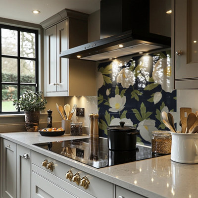 Winter Rose Splash Back designer style
