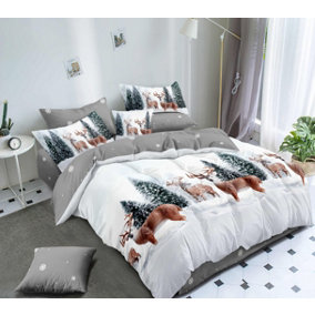 Winter Scene Christmas Duvet Set