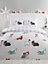 Winter Tails Dogs King Duvet Cover and Pillowcase Set