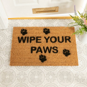 Wipe Your Paws Doormat - Regular 60x40cm