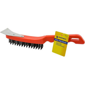 Wire Brush And Scraper Remove Paint Cleaning Handle Tool Diy Decorating