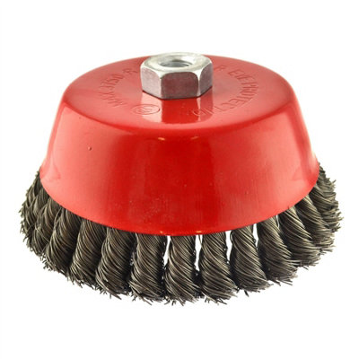 Wire Cup Brush Wheel 150mm for 4-1/2" 115mm Angle Grinder Twist Knot AU010