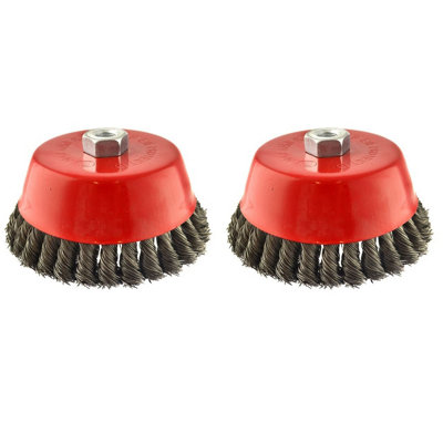 Wire Cup Brush Wheel 150mm for 7" or 9" Angle Grinder Twist Knot