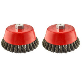 Wire Cup Brush Wheel 150mm for 7" or 9" Angle Grinder Twist Knot