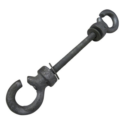Wire Mesh Fencing Fixing Hooks (Galvanised Intermediat Post Double 3/8" 10MM 4")