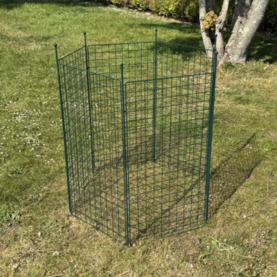 Wire Mesh Garden Compost Bin Composter (100cm x 90cm)