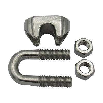 Wire Rope Bulldog Grips Stainless DIN741 5MM (Marine Grade Boat Cable ...