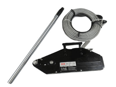 Wire Rope Pulling Hoist Winch 1600KG (ACE 1.6T Lifting 2.5T Puller with ...