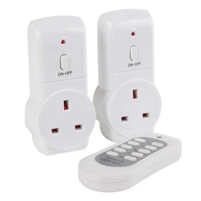 Wireles Control Switch Socket 2 Pack