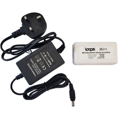 Wireless Bluetooth Amplifier & 80W Bookshelf Speaker Kit Surround Sound HiFi Amp