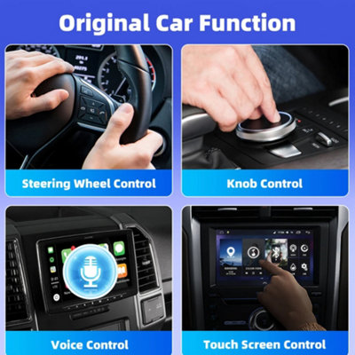 Wireless Carplay & Android Auto USB Adapter for Wired Systems - Plug & Play