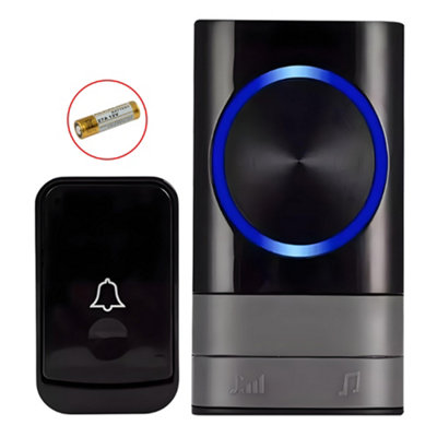 Wireless Door Bells Waterproof 1000ft Long Range Plug in Home Cordless ...