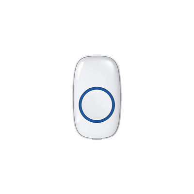 Wireless Doorbell Set with 250m Range, Bell Push, Vibrating Pager, Chime with Flashing Light, 52 Melodies & 4 Volume Settings