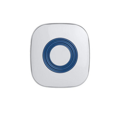 Wireless Doorbell Set with 250m Range, Bell Push, Vibrating Pager, Chime with Flashing Light, 52 Melodies & 4 Volume Settings
