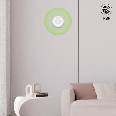 Wireless Indoor Siren: Loud, Flashing Lights, Roombanker Hub Required - View #13