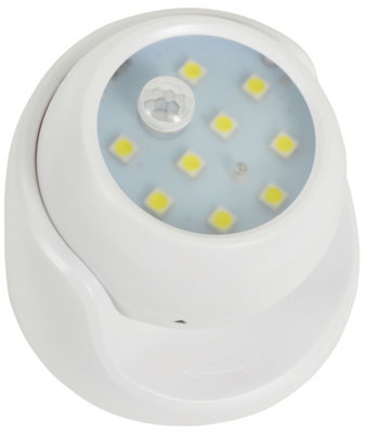 Wireless LED Motion Sensor Light, Battery Powered, with Rotating Head