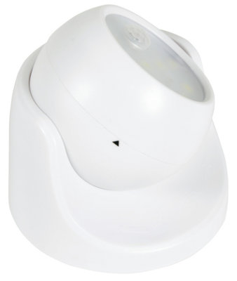 Wireless LED Motion Sensor Light, Battery Powered, with Rotating Head