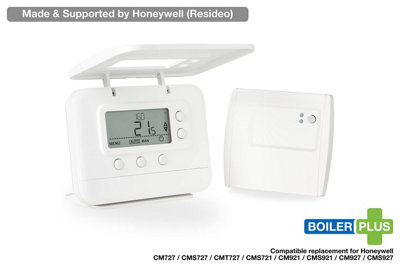 Wireless Programmable Thermostat Replacement for Honeywell CM927 CM921 CM727  Central Heating Programmer Boiler Plus Compliant