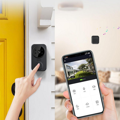 Wireless Smart Video Doorbell Camera with Chime - HD Video & Two-Way Talk