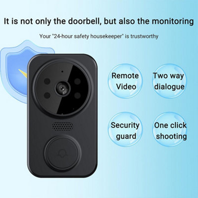 Wireless Smart Video Doorbell Camera with Chime - HD Video & Two-Way Talk