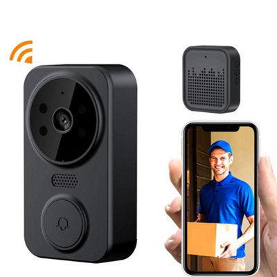 Wireless Smart Video Doorbell Camera with Chime - HD Video & Two-Way Talk