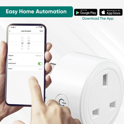 Wireless WiFi Smart Plug Compatible With Alexa And Google Home
