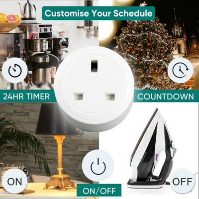 Wireless WiFi Smart Plug Compatible With Alexa And Google Home - 3